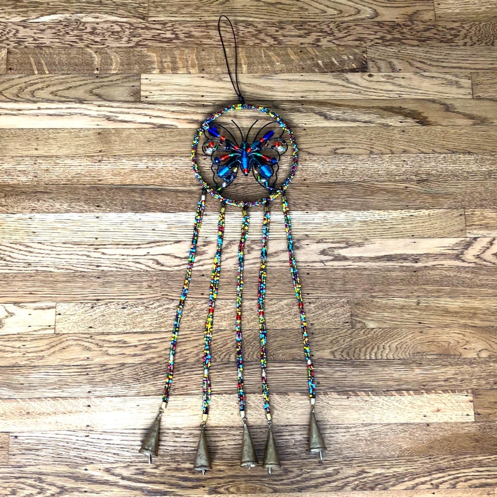 Rainbow Butterfly wind chime